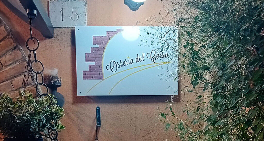 Cucina tipica e atmosfera Osteria del Corso Salisano - GeoSabina