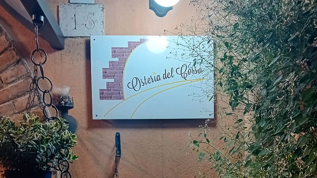 Cucina tipica e atmosfera Osteria del Corso Salisano - GeoSabina