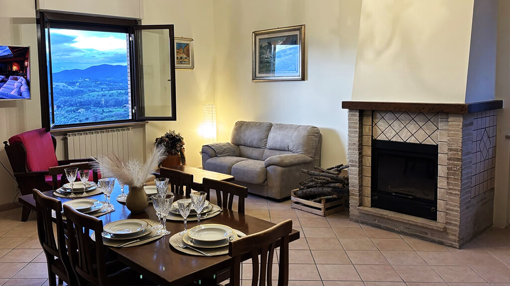 Casa vacanze vista borgo Casa Stefano Casperia - GeoSabina